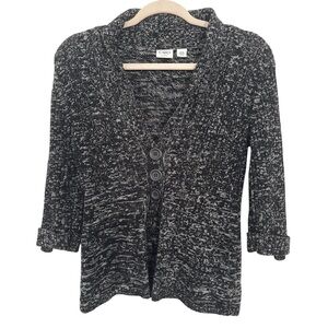 Cato Girls Black Three Button Cardigan Size L(16)
